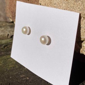 Cultured Pearl and 14K Gold Earrings